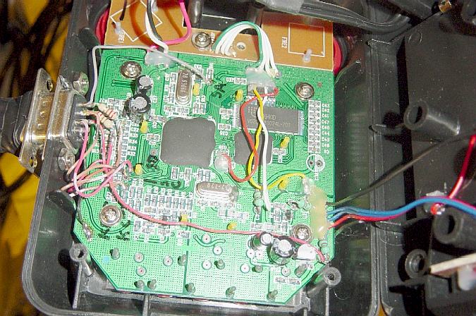 DB-9 connector detail.