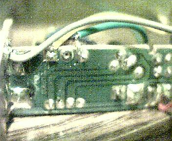 Photo of closeup of bottom of unmodified board.