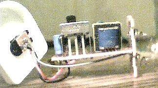 Photo of side view of electronics, before modifying.