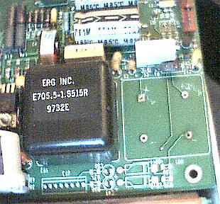 Photo of removed power module.